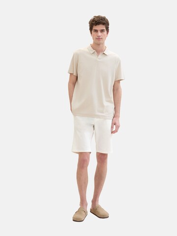 TOM TAILOR Regular Shorts in Weiß