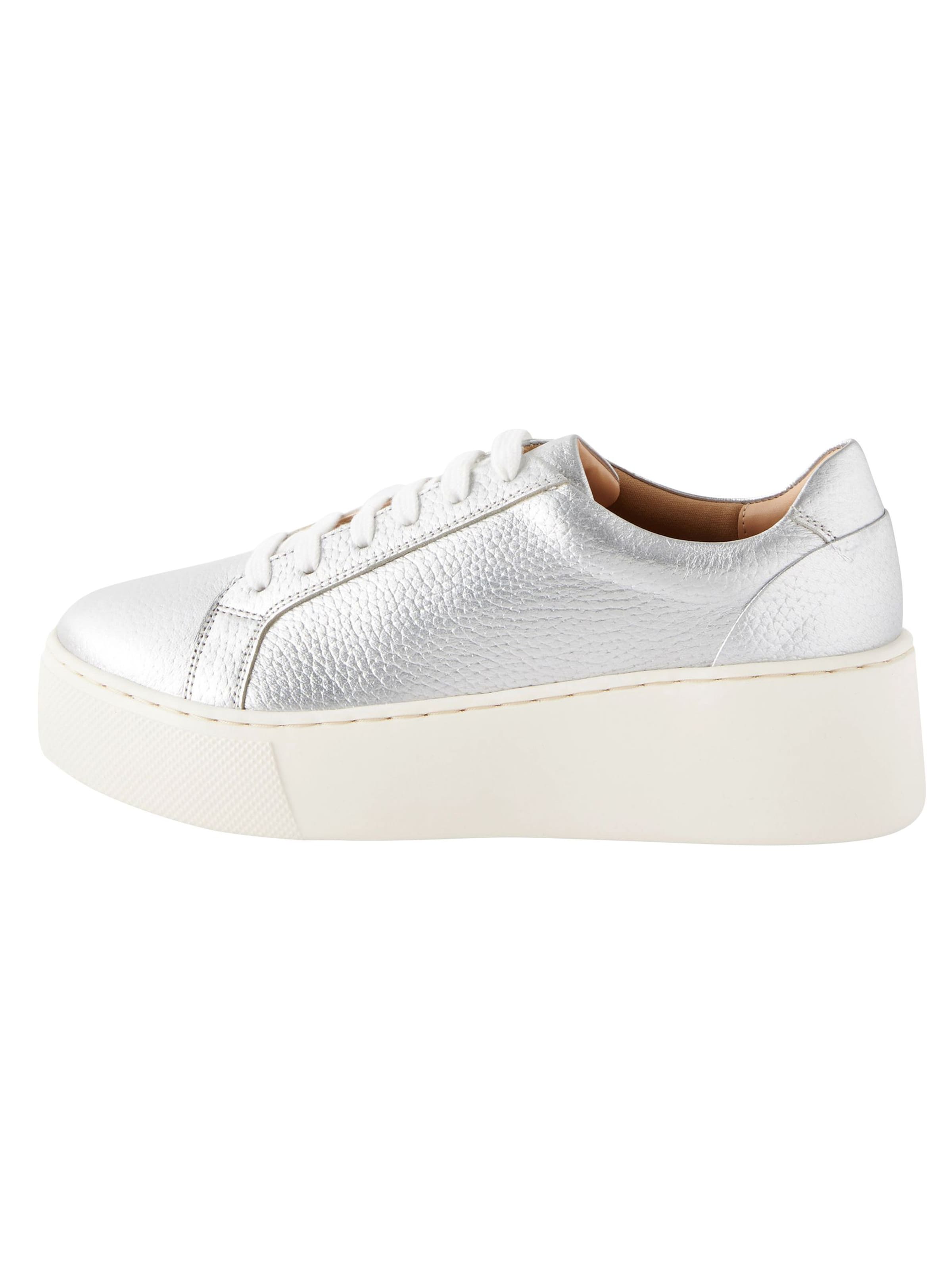 Next Sneaker in Silber: Vorderseite