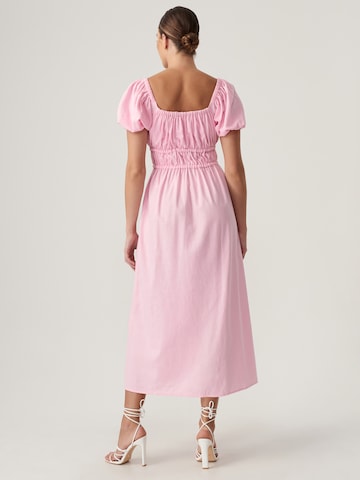 The Fated Dress 'MARLY' in Pink: back