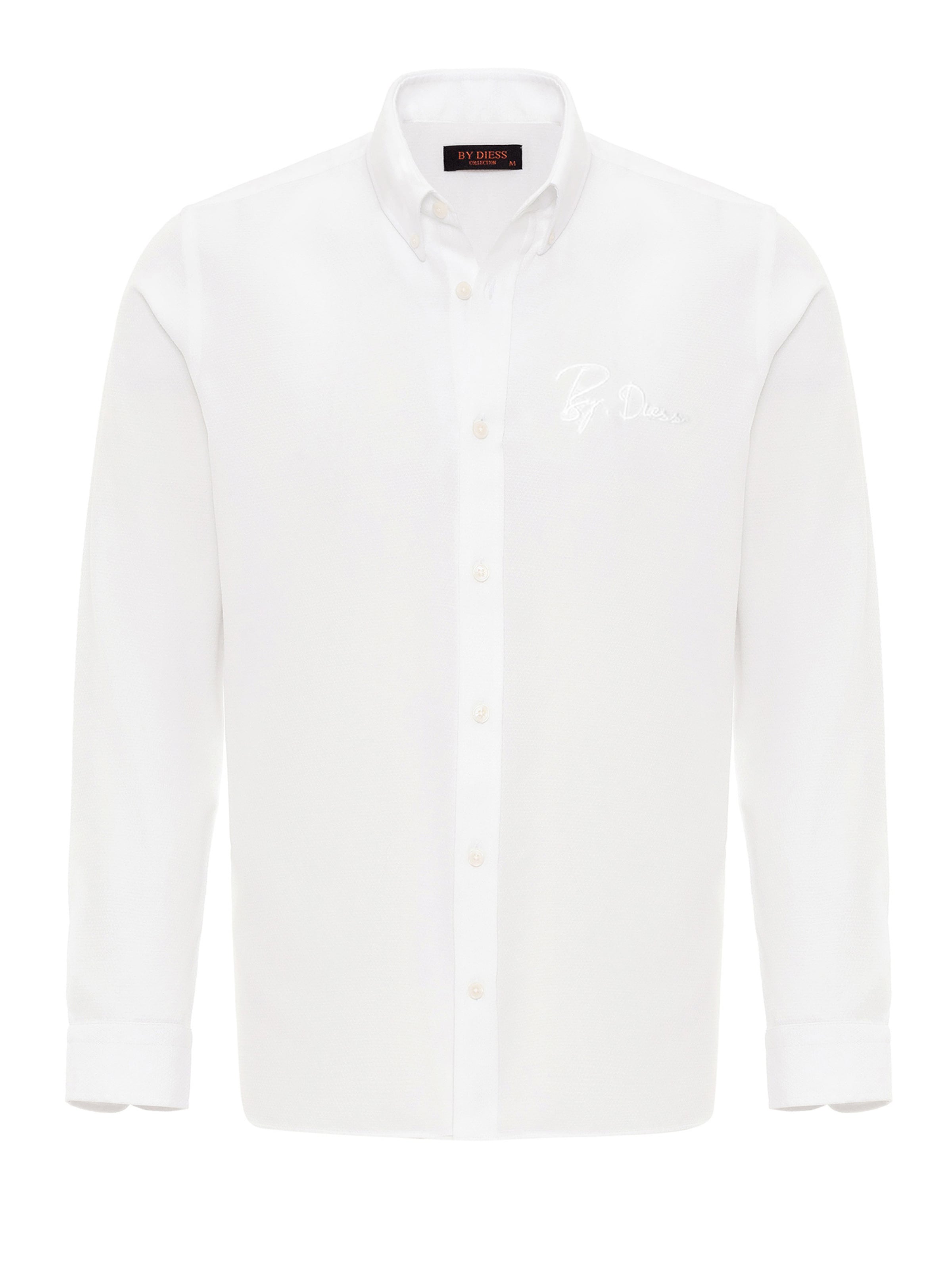 By Diess Collection Klasický střih Košile – bílá: přední strana