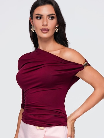 Ombre Bluse‌‌‌‌‌‌‌‌ in Rot