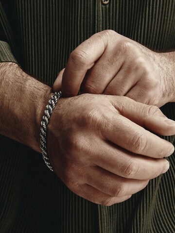 Braccialetto 'DAPPER' di REYTEL in argento