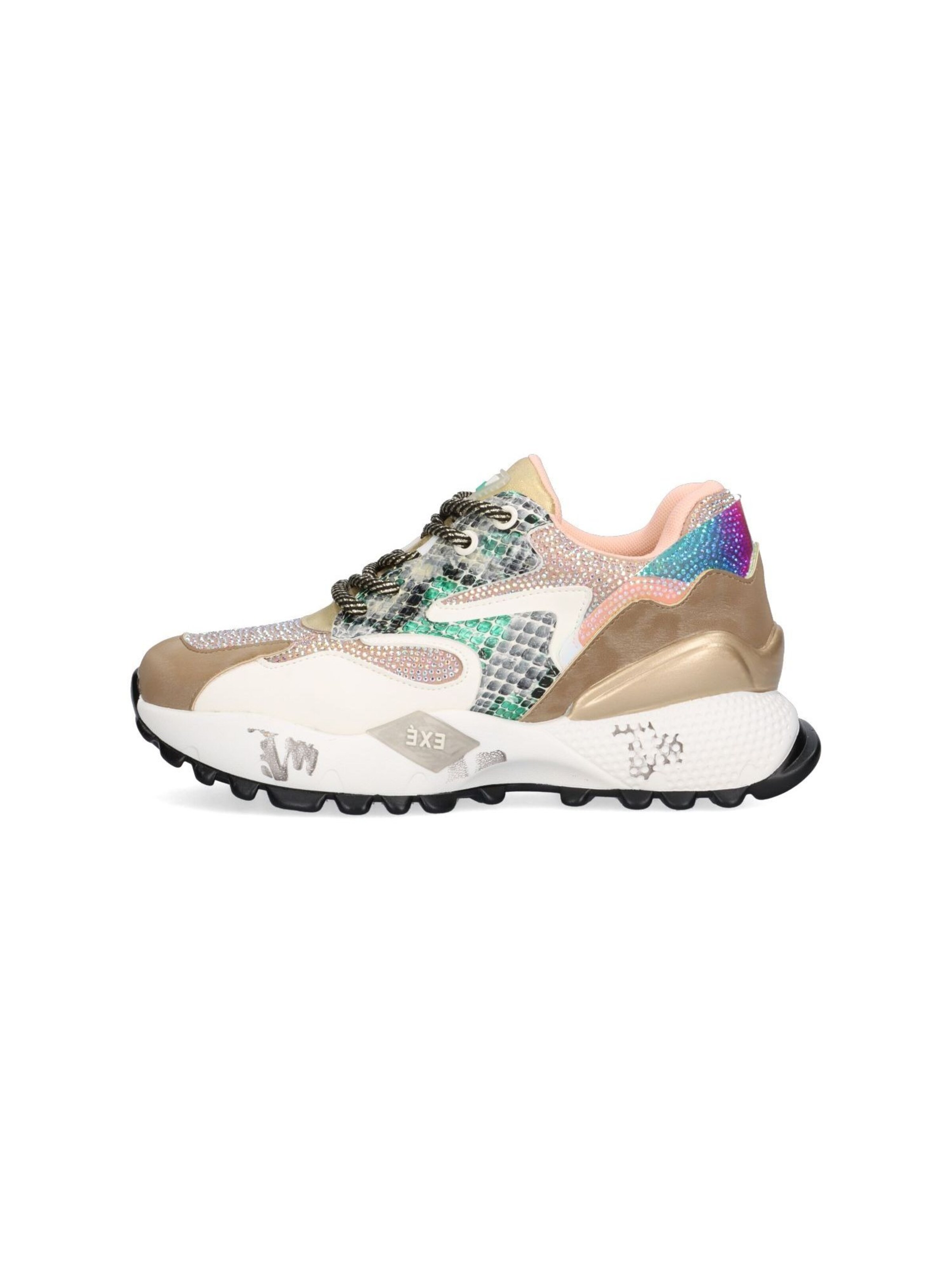 EXE - Zapatillas deportivas bajas 'D190608-17B' en oro: frente