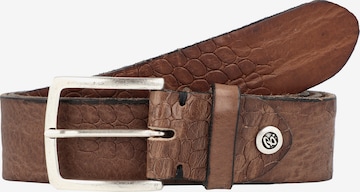 Cintura di b.belt Handmade in Germany in marrone: frontale
