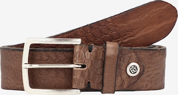 Ceinture b.belt Handmade in Germany en marron : devant