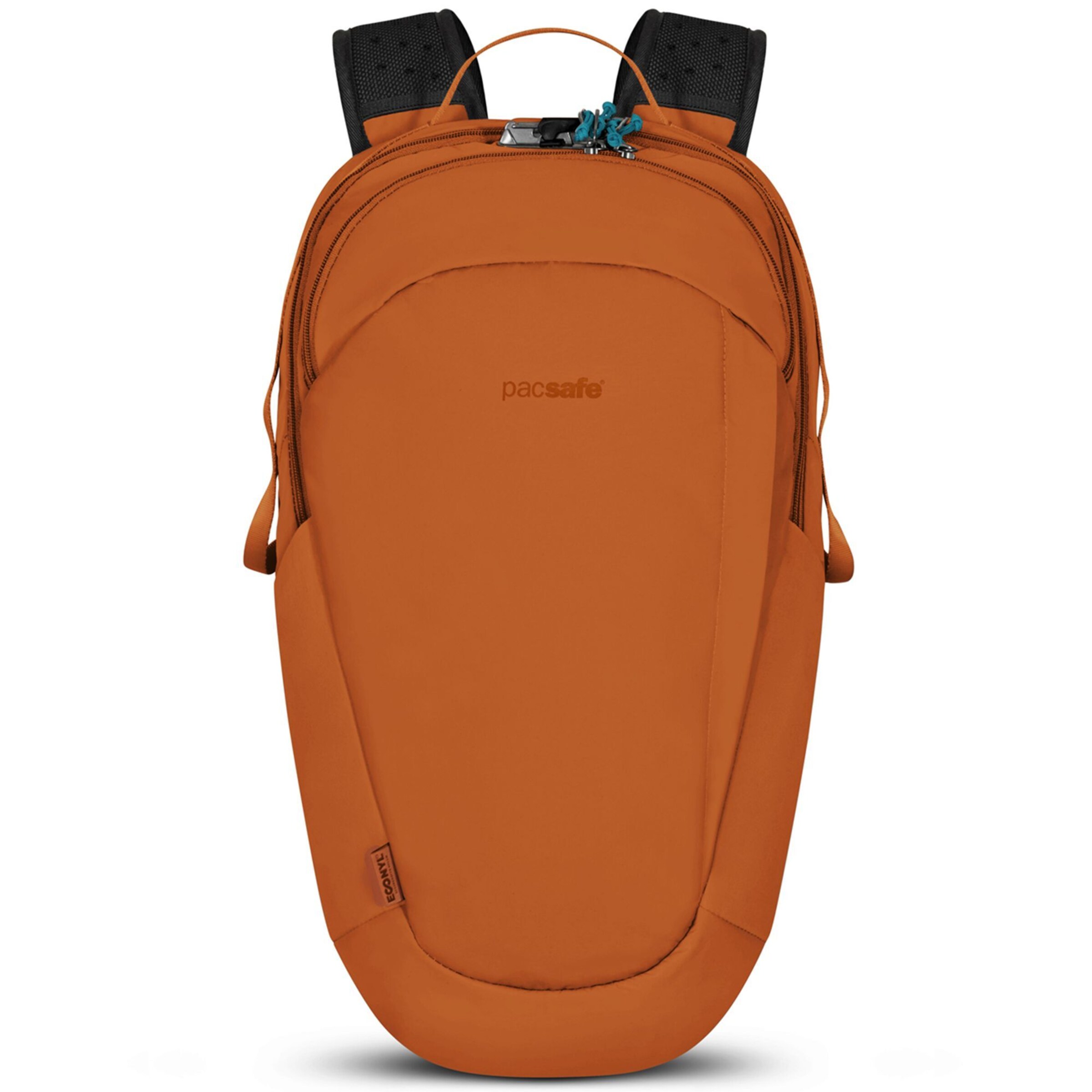 Pacsafe Backpack in Orange: front