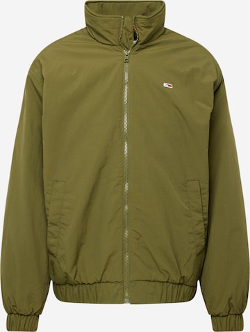 Veste mi-saison Tommy Jeans en vert : devant