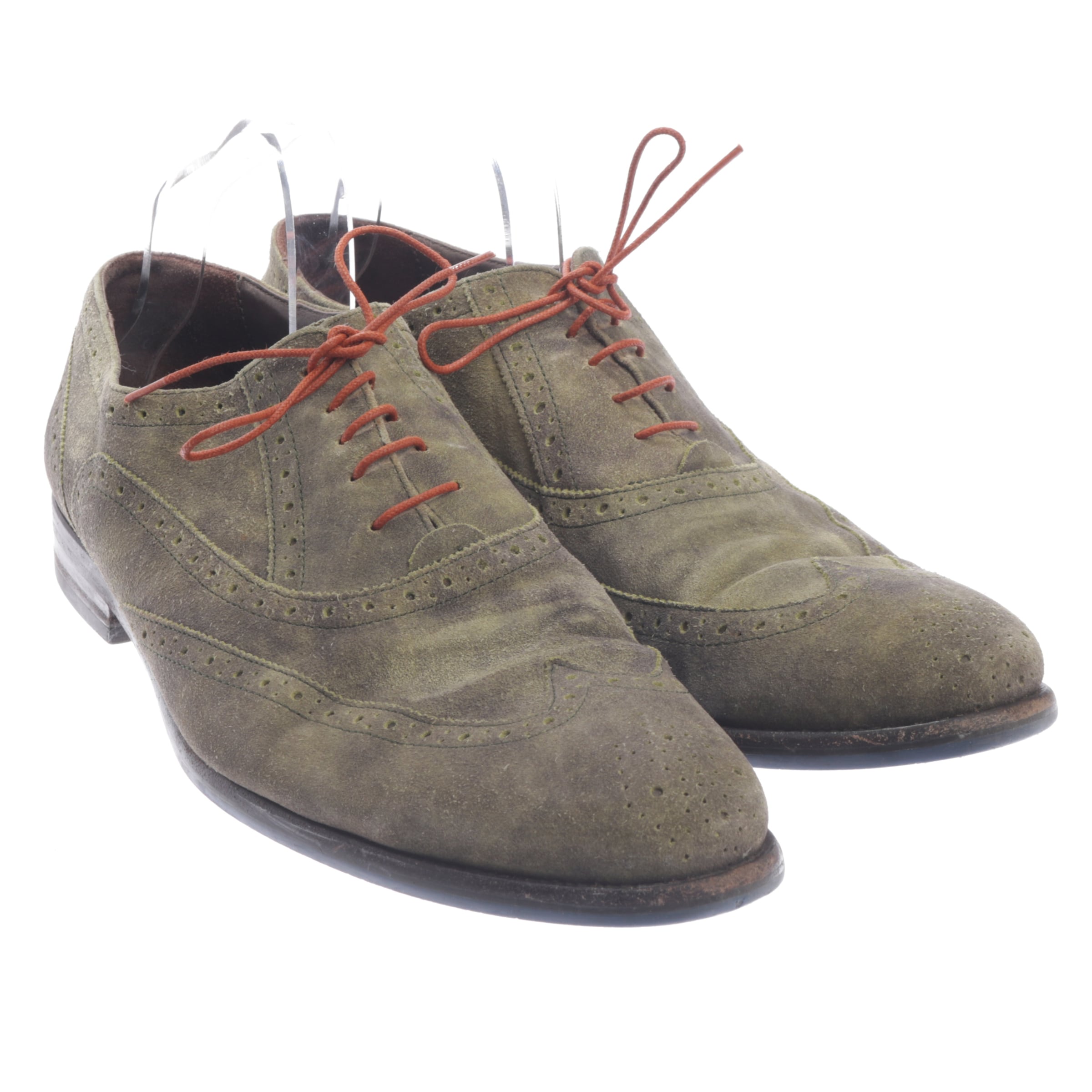 Floris van Bommel Flats & Loafers in 44 in Green: front