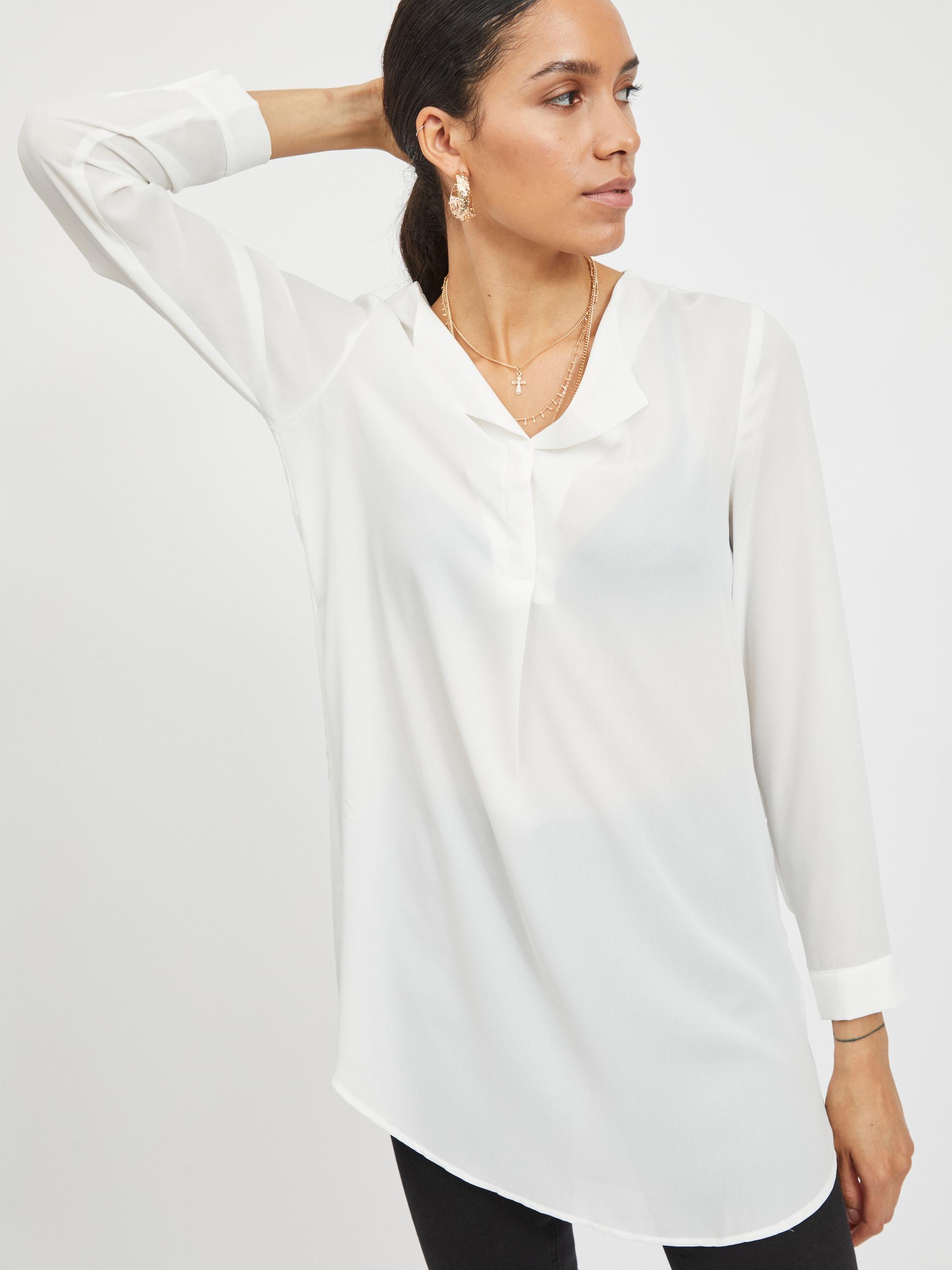 Odzież Kobiety VILA Tunika w kolorze Białym 