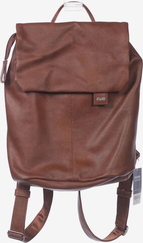 ZWEI Backpack in One size in Brown: front