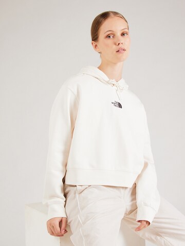 THE NORTH FACE Sweatshirt 'ESSENTIAL' in Weiß: Vorderseite