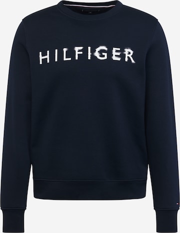 TOMMY HILFIGER Tréning póló - kék: elől