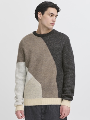 Casual Friday Strickpullover ' CFNOE ' in Grau