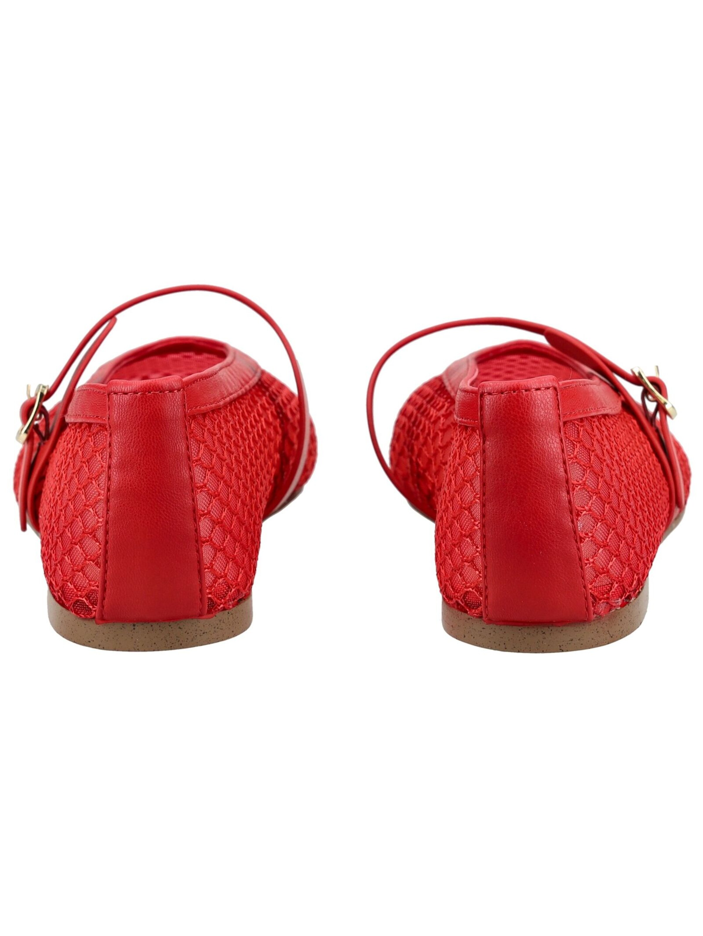 STEVE MADDEN Strap ballerina in Red