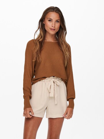 ONLY Sweater 'Adaline' in Brown: front
