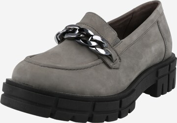 CAPRICE Classic Flats in Grey: front