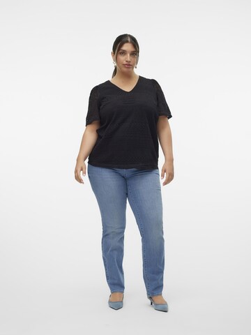 Vero Moda Curve Bluse 'VMHoney' i sort