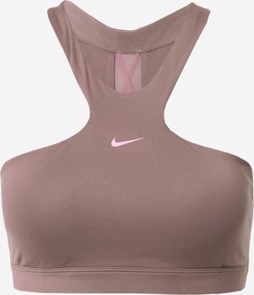 NIKE Bustier Biustonosz sportowy 'INDY' w kolorze fioletowy: przód