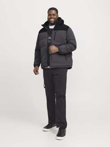 Jack & Jones Plus Winter jacket 'JJEOtto' in Grey