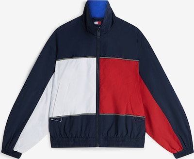 XS-S dydžio Demisezoninė striukė 'Back Logo Regatta Oversized' iš Tommy Jeans, spalva – tamsiai mėlyna / raudona / balta, Prekių apžvalga