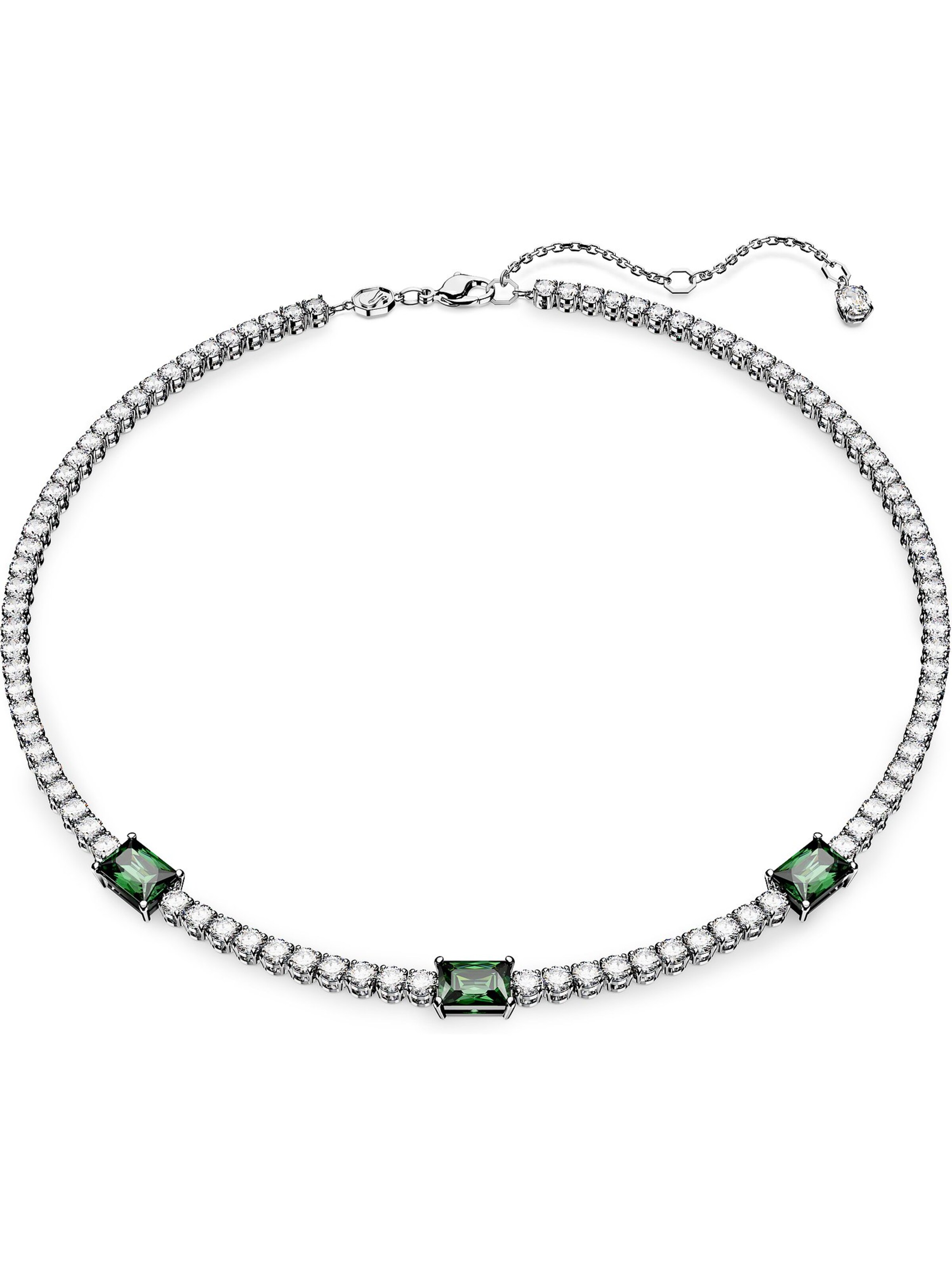 Swarovski Necklace in Silver: front