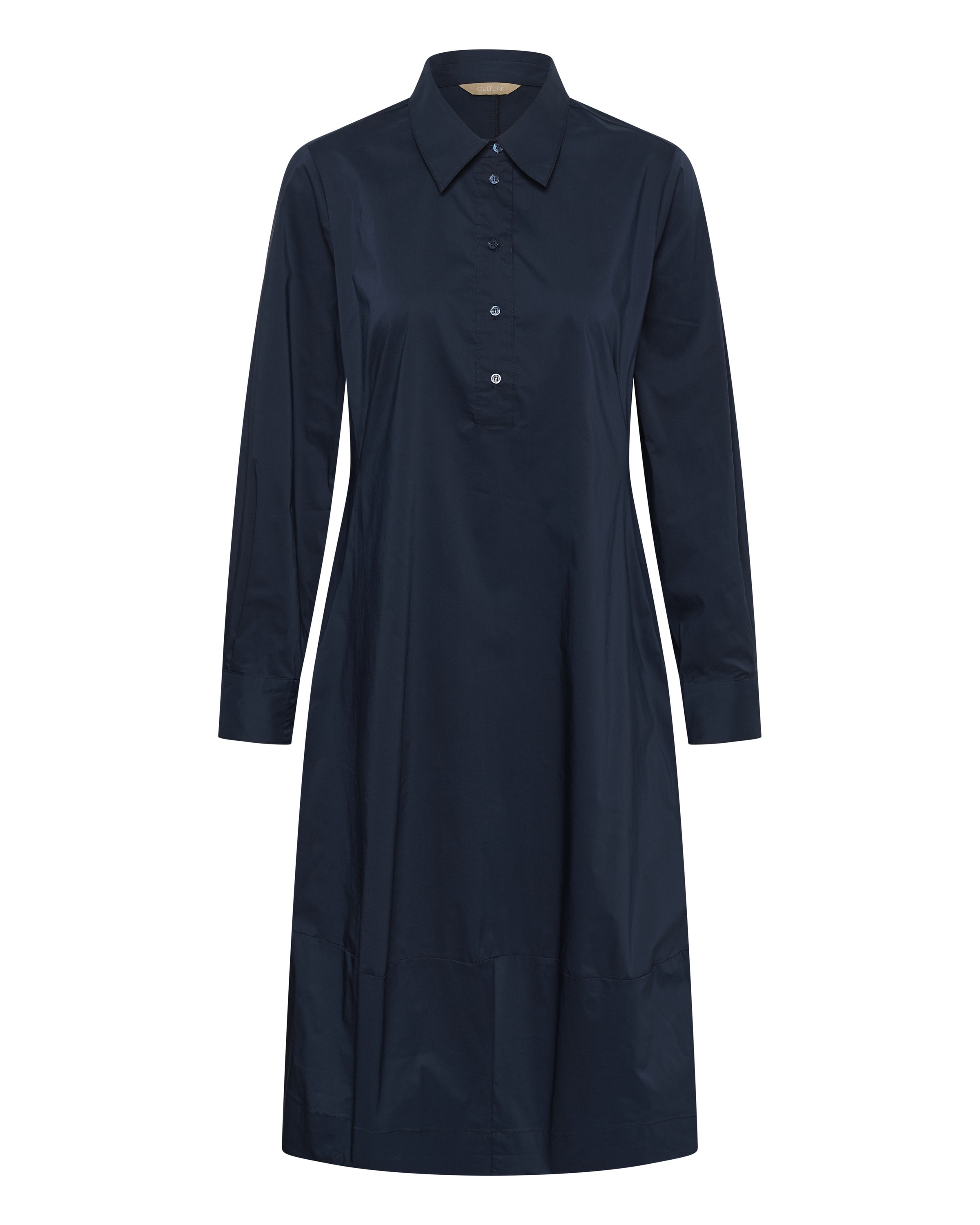 Robe-chemise 'CUDaiva' CULTURE en bleu : devant