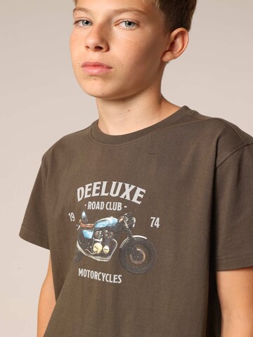 T-Shirt 'Road' Deeluxe en marron