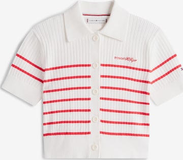 TOMMY HILFIGER Kardigan – bílá: přední strana