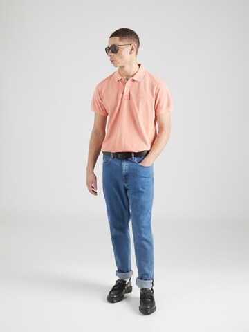 BLEND Poloshirt in Orange