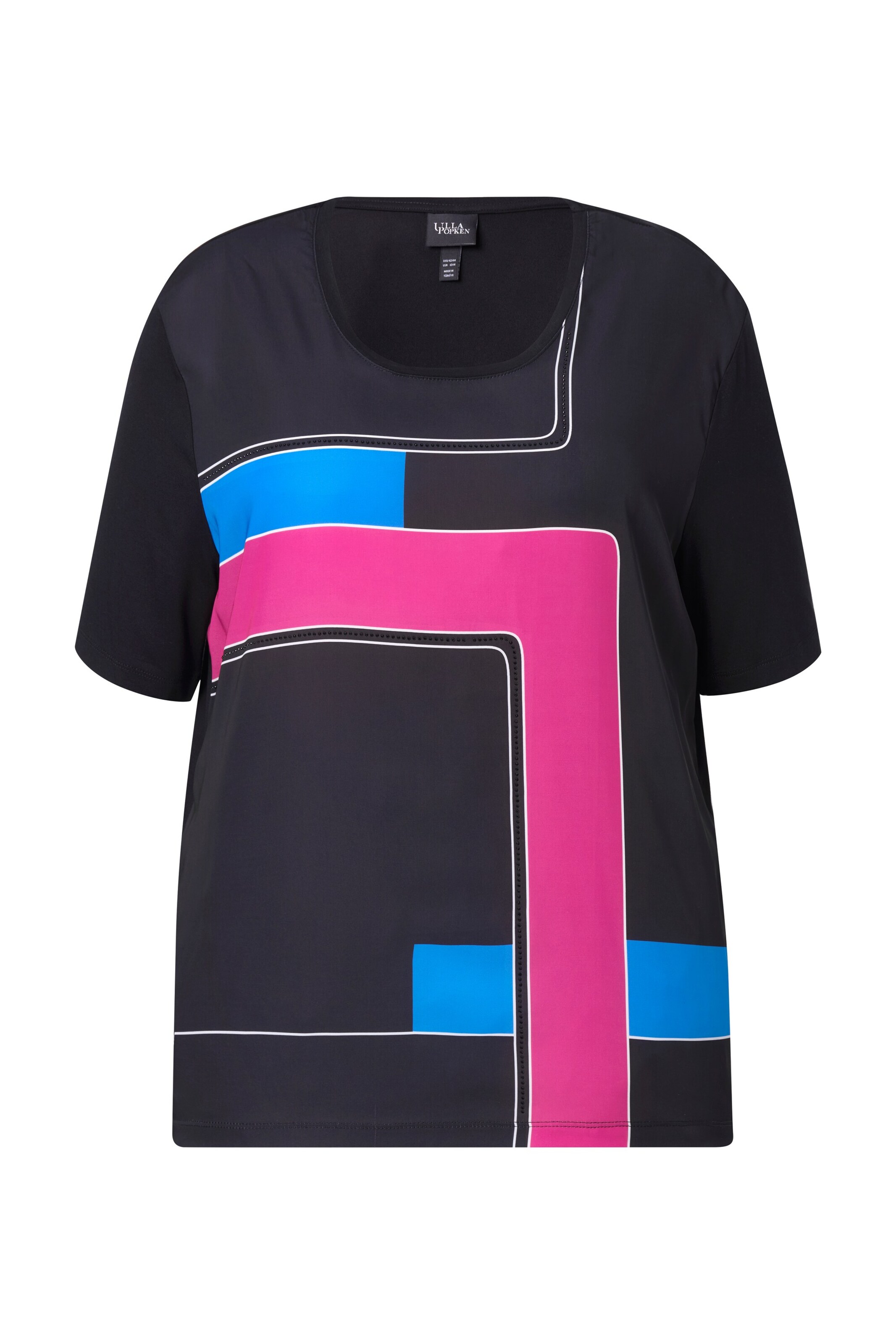 Ulla Popken Shirt in Black: front