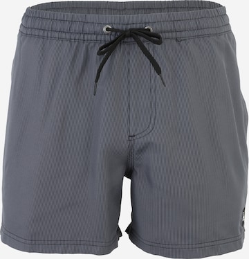 QUIKSILVER Badeshorts 'DELUXE 1' in Schwarz: Vorderseite