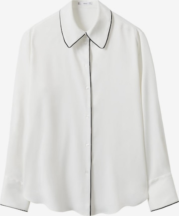 MANGO Blouse 'Mikaela' in Wit: voorkant