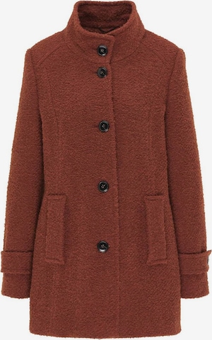 Barbara Lebek Between-Seasons Coat in Red: front