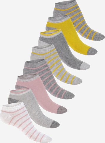 footstar Ankle Socks 'Ringel' in Yellow: front