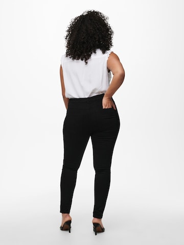 ONLY Carmakoma Skinny Jeans 'Augusta' in Black