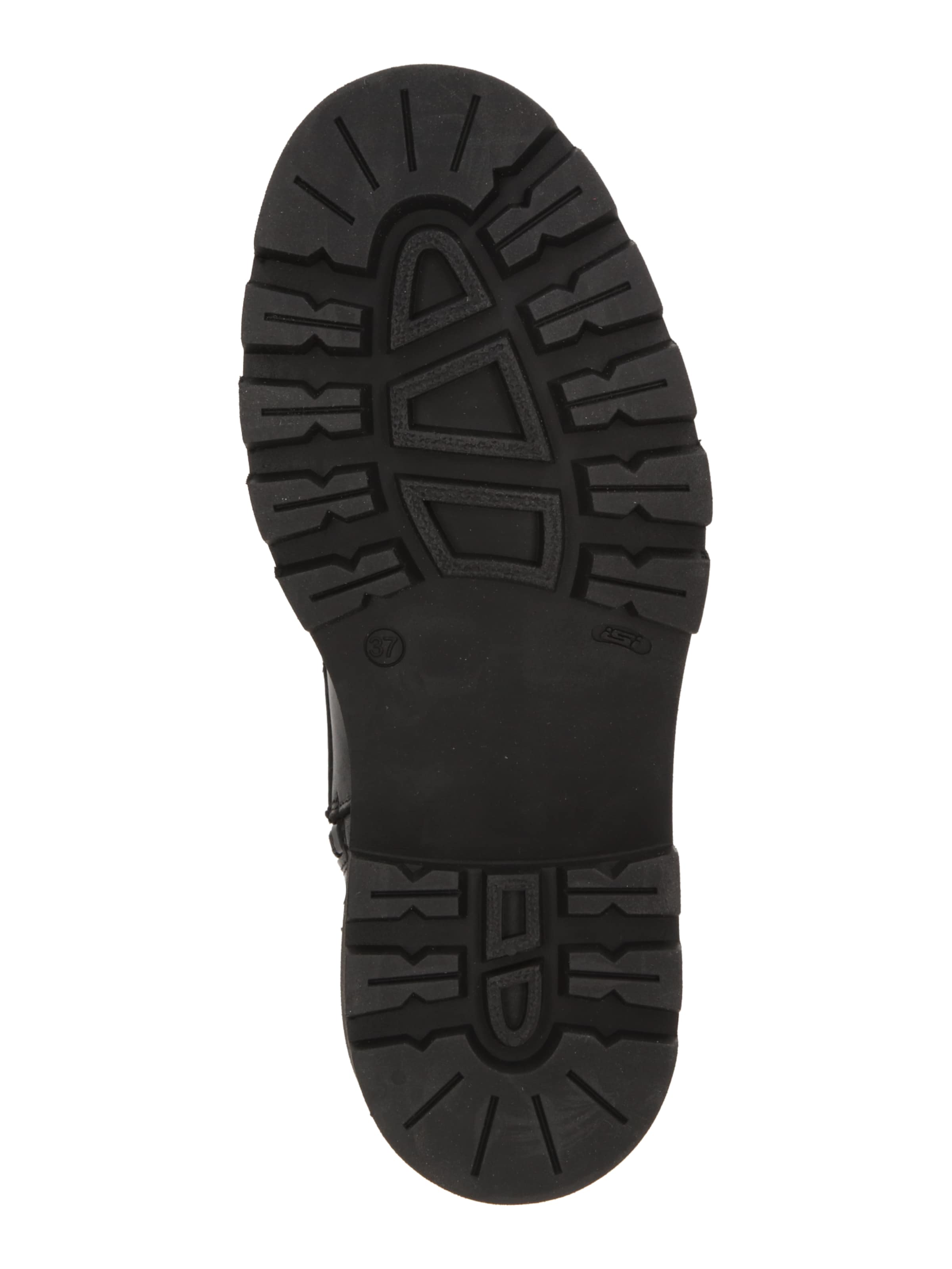 Ghete cu șireturi 'Paula' de la ABOUT YOU pe negru