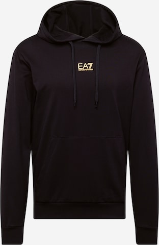 EA7 Emporio ArmaniSweater majica - crna boja: prednji dio
