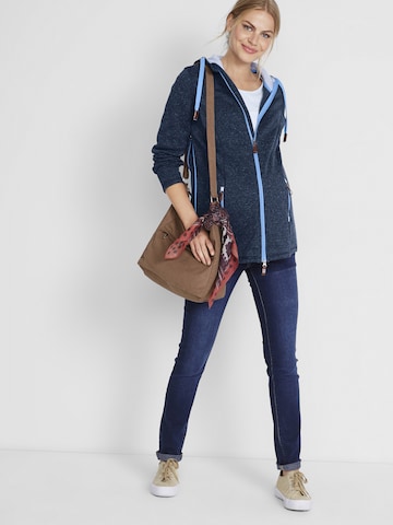 Veste en polaire bonprix en bleu