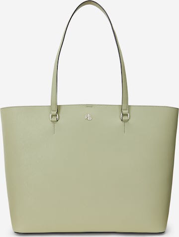 Lauren Ralph Lauren Shopper táska 'KARLY' - zöld: elől
