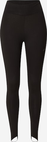 4F Skinny Sporthose in Schwarz: predná strana