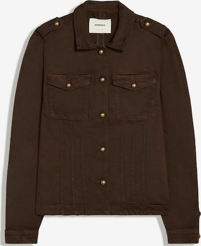 Bershka Välikausitakki koossa XS värissä suklaa, Tuotenäkymä