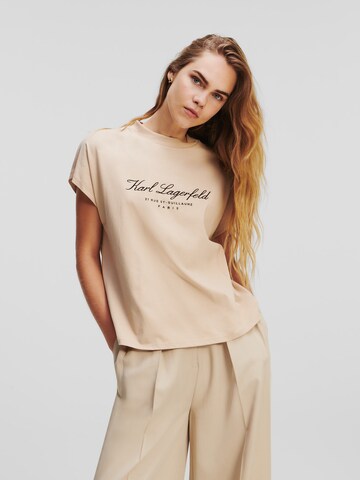 T-shirt Karl Lagerfeld en beige