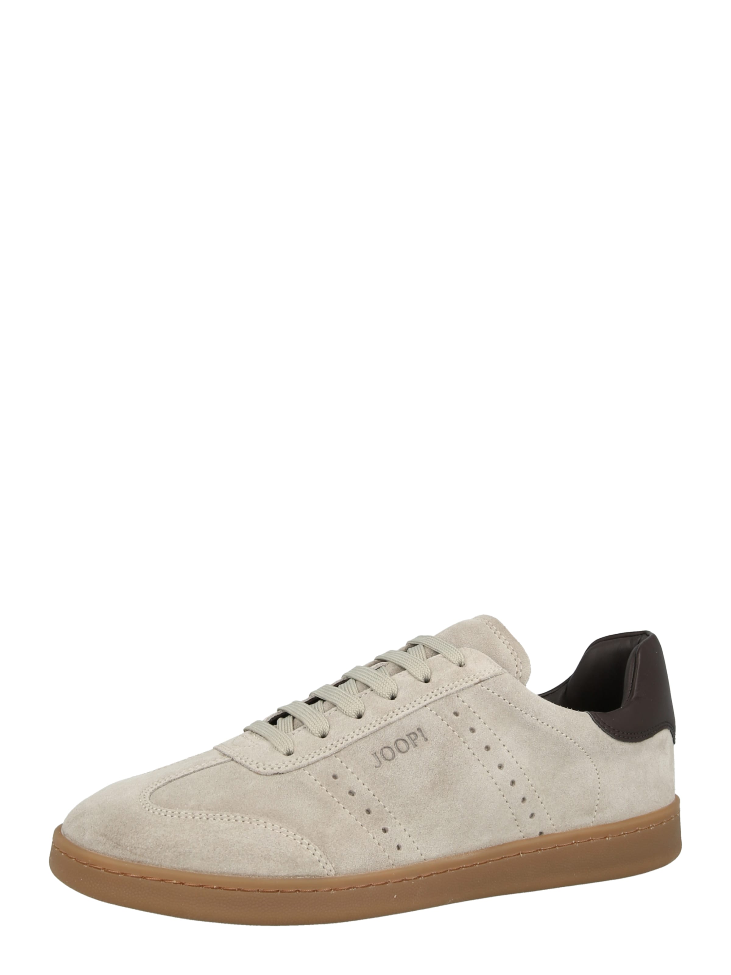 JOOP! Zemie brīvā laika apavi 'Velluto Misto Ike', krāsa - bēšs / melns, Preces skats