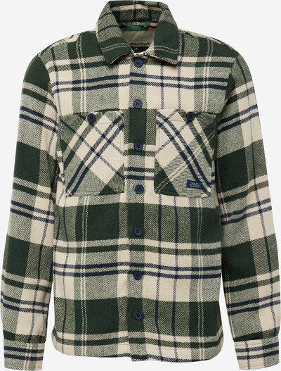 BLEND Демисезонная куртка в Кремовый / Зеленый, Обзор товара