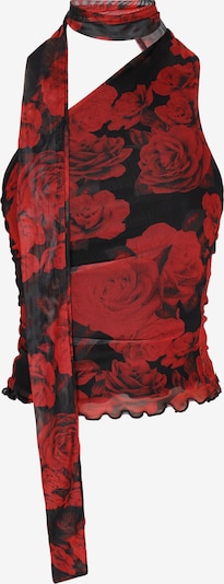 myMo ROCKS Top 'Valentine's Day' u tamno crvena / crna, Pregled proizvoda