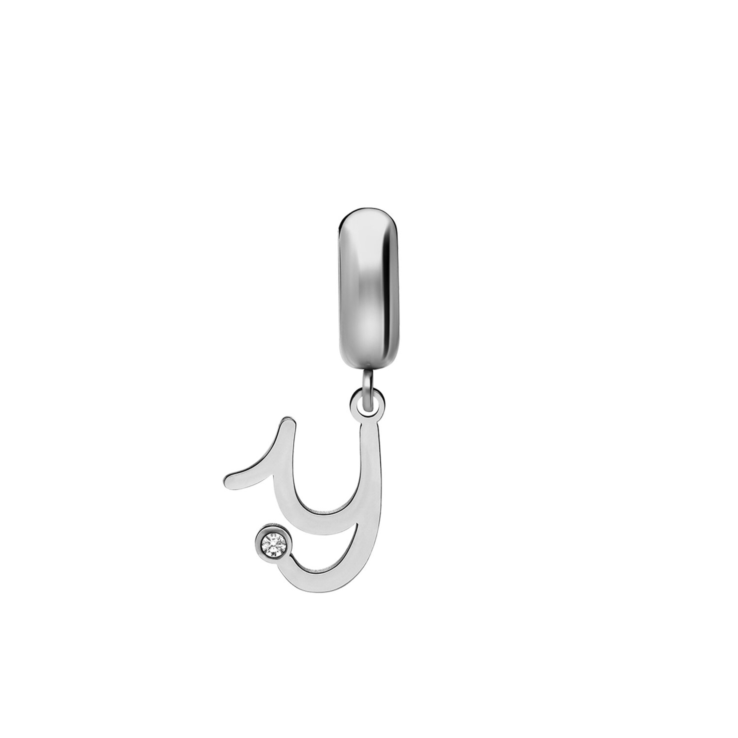 Lucardi Hangers in Zilver: voorkant