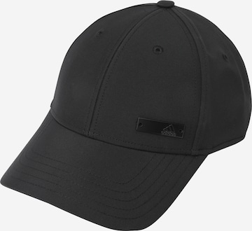 Casquette de sport 'Metal Badge Lightweight Baseball' ADIDAS SPORTSWEAR en noir : devant