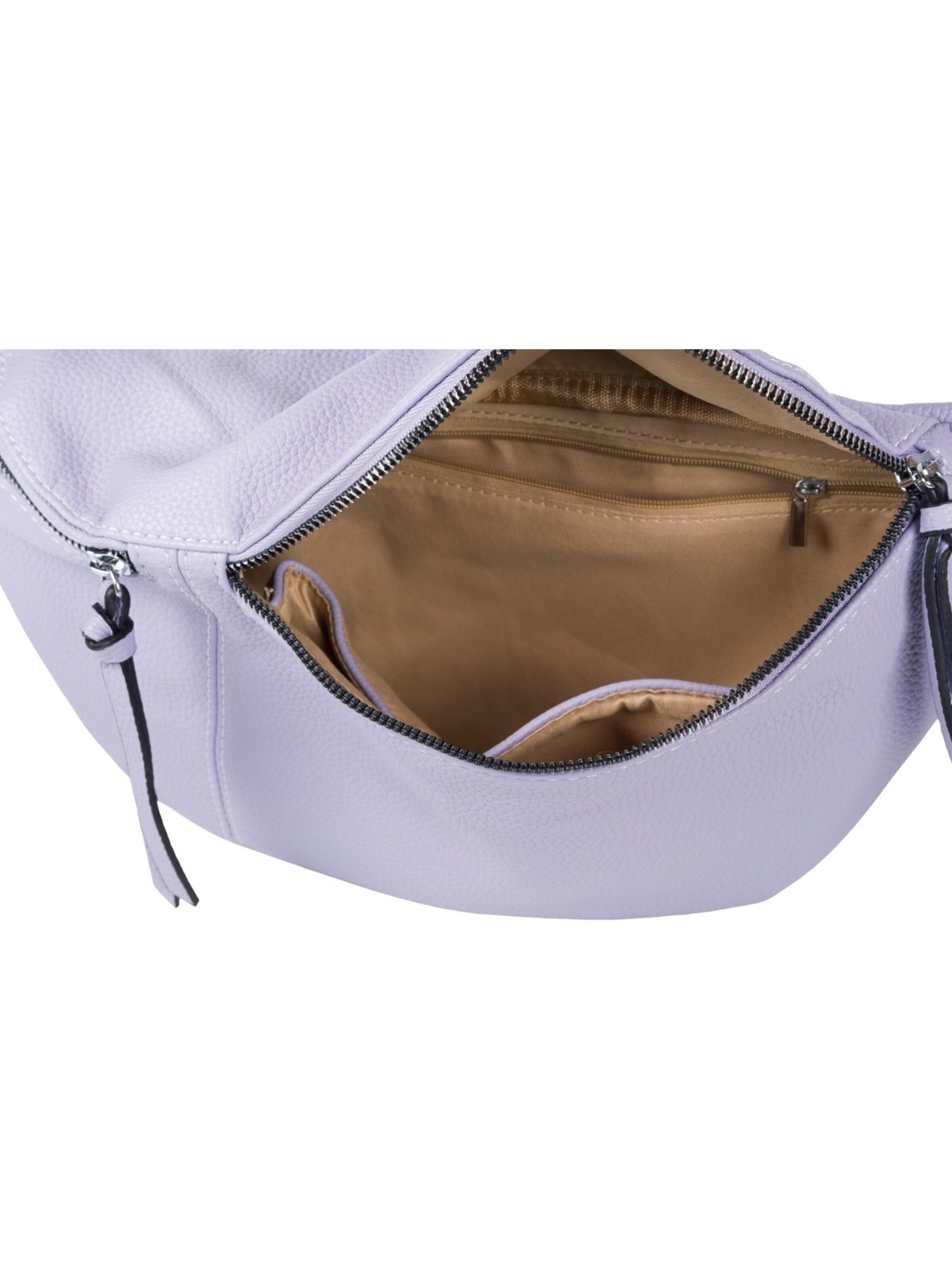 styleBREAKER Crossbody bag 'Halbmond Crossbody Bag Set 3-Teilig' in Purple
