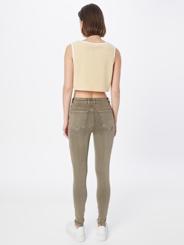 VILA Skinny Jeans 'AMY' i brun