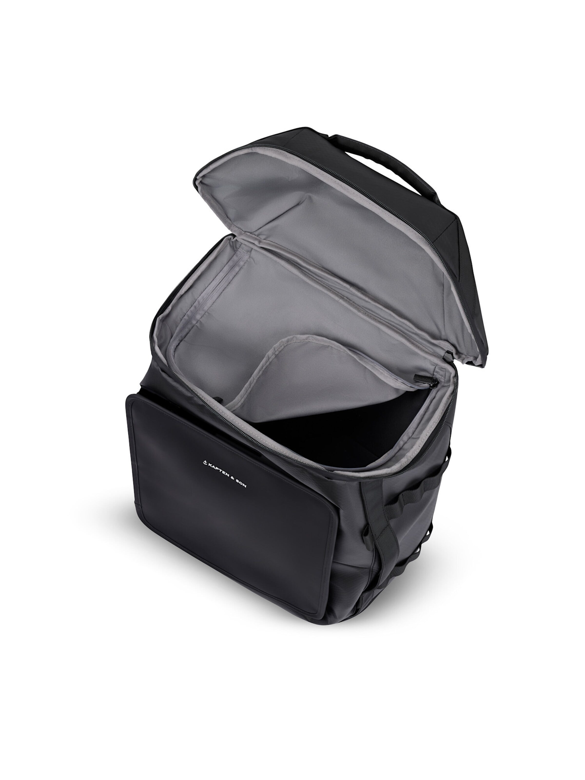 Sac de voyage 'Lisbon Duffle Backpack Small' Kapten & Son en noir